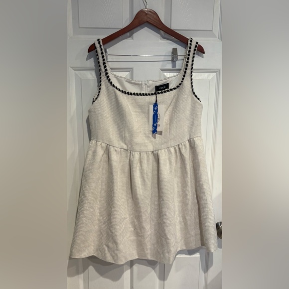 Cider Cream Tank Top With Black Trim